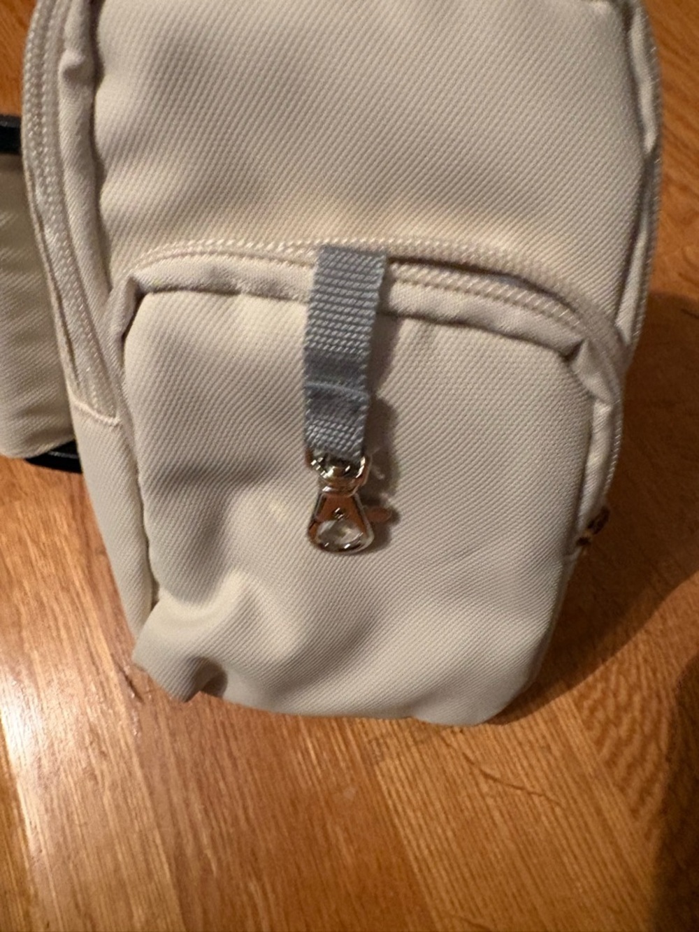 Compact Cream Mini Belt Bag for Women - Picture 8 of 11